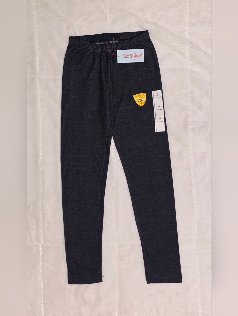 Cat & Jack Dark Heather Blue Girls' Stretch Leggings (TC169)